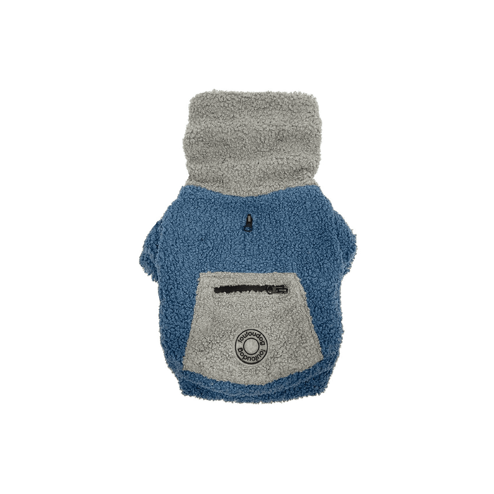 FouFou Dog Fleece Snoody Blue