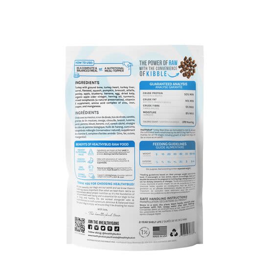 Healthybud Turkey Meal Bites 397g - Image 2