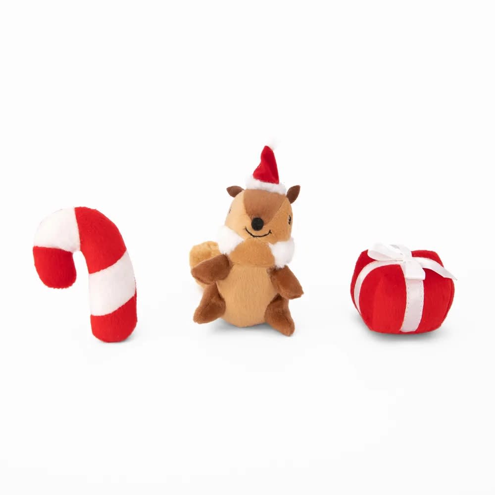 ZippyPaws Holiday Miniz Festive Friends 3 Pack » Dogfather and Co.  Dog Grooming and Retail in 