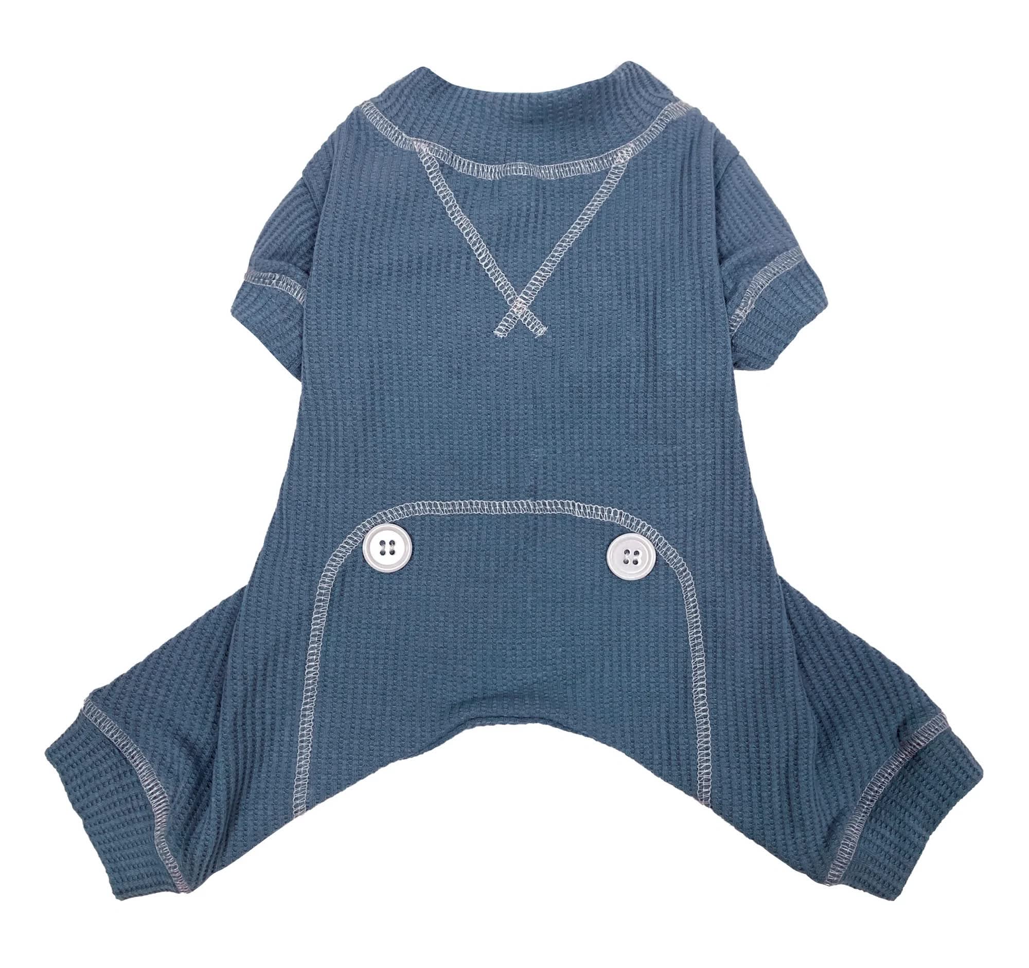 FouFou Dog Pjs Thermal Blue
