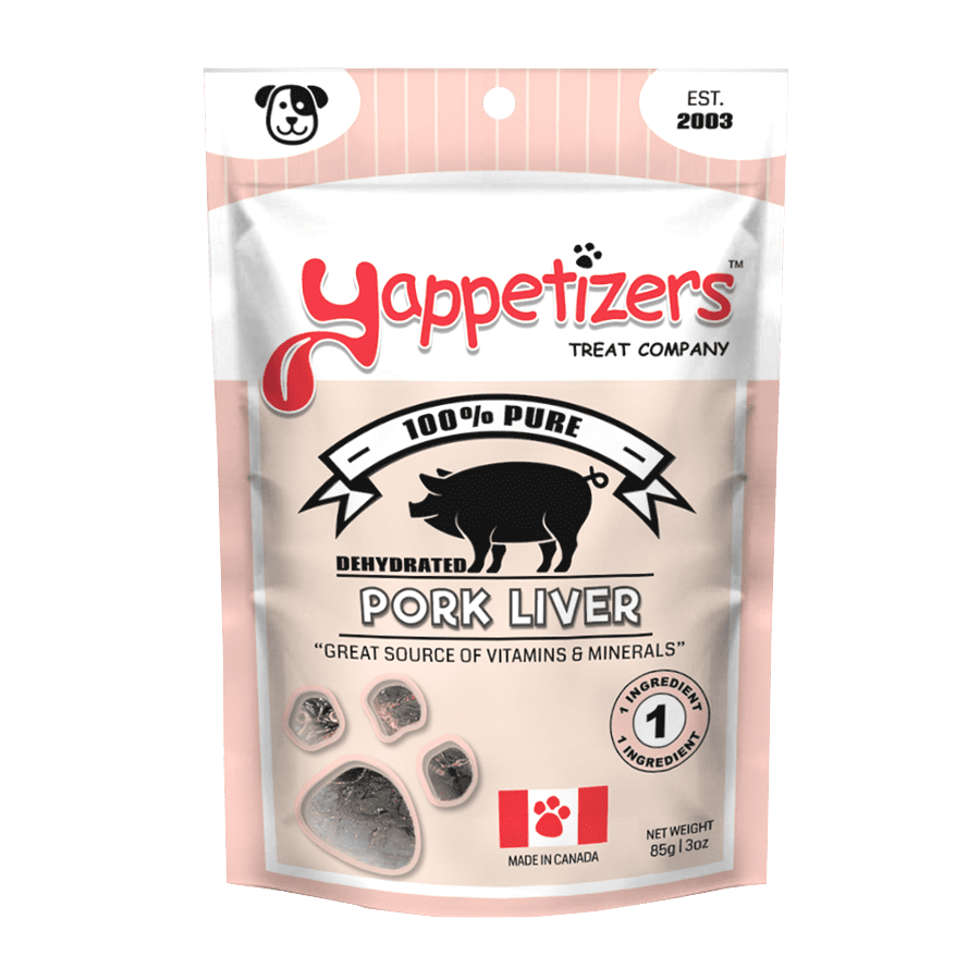 Yappetizers Dehydrated Treats Pork Liver