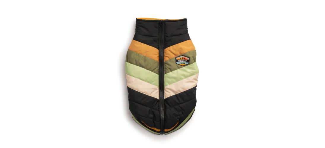 Fabdog Chevron Coat Black