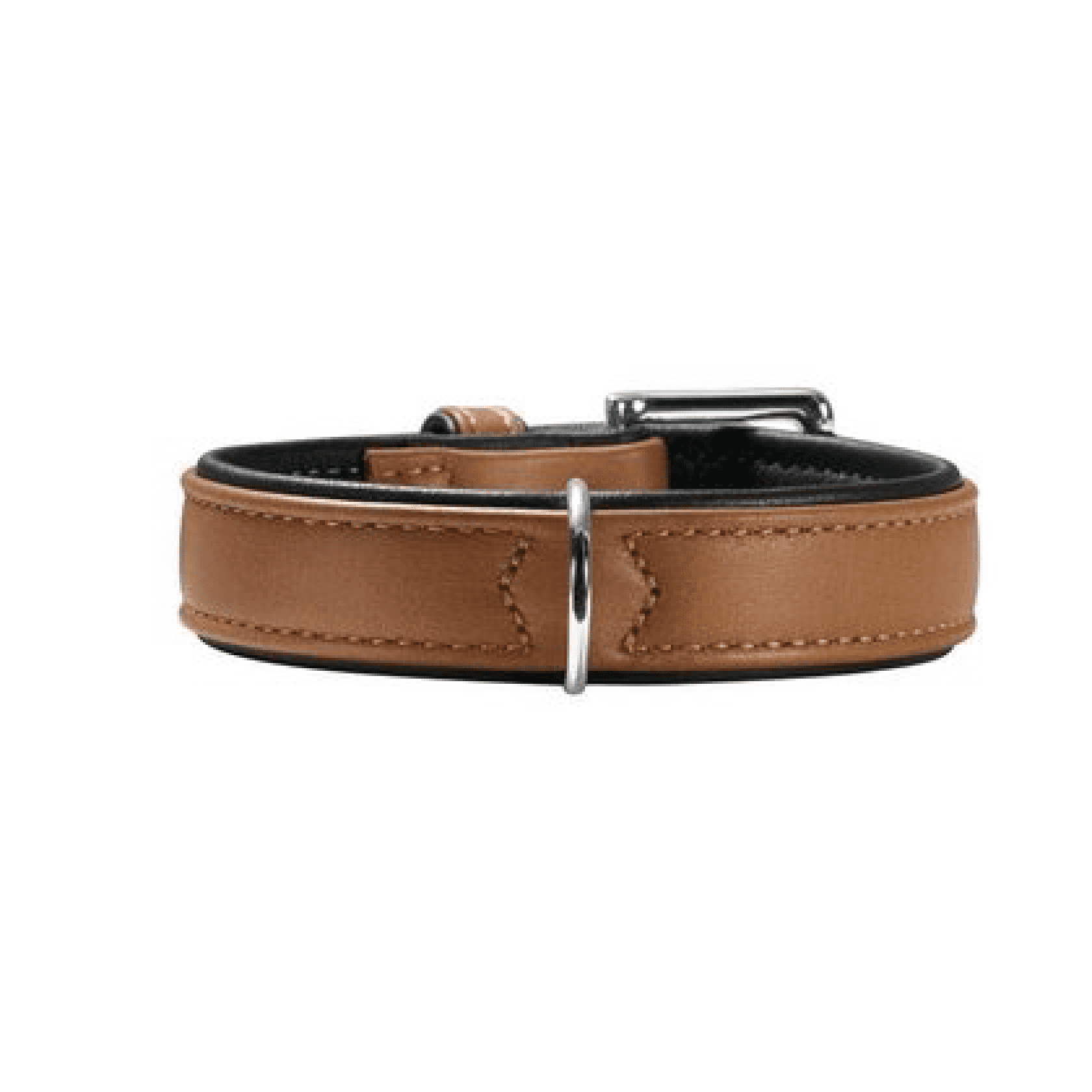 Hunter Collar Canadian Cognac/Black » Dogfather and Co. Dog Grooming