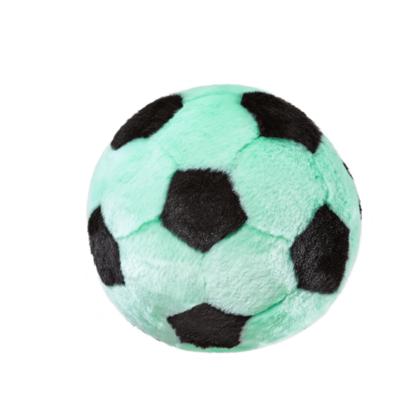 Plush soccer ball dog toy hotsell