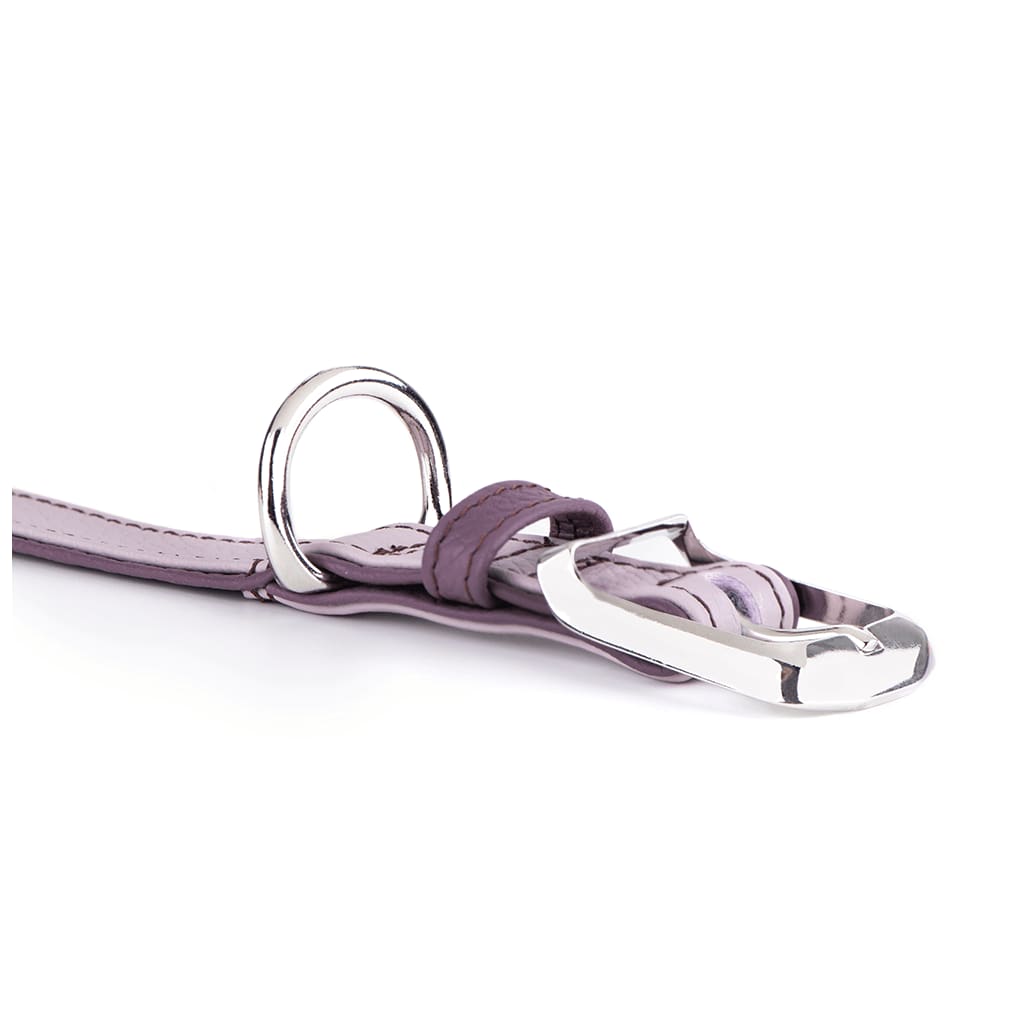 MyFamily Firenze Dog Collar in Genuine Italian Pink Leather - Image 2