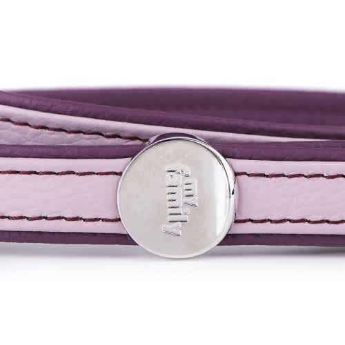 MyFamily Firenze Dog Leash in Genuine Italian Pink Leather - Image 3
