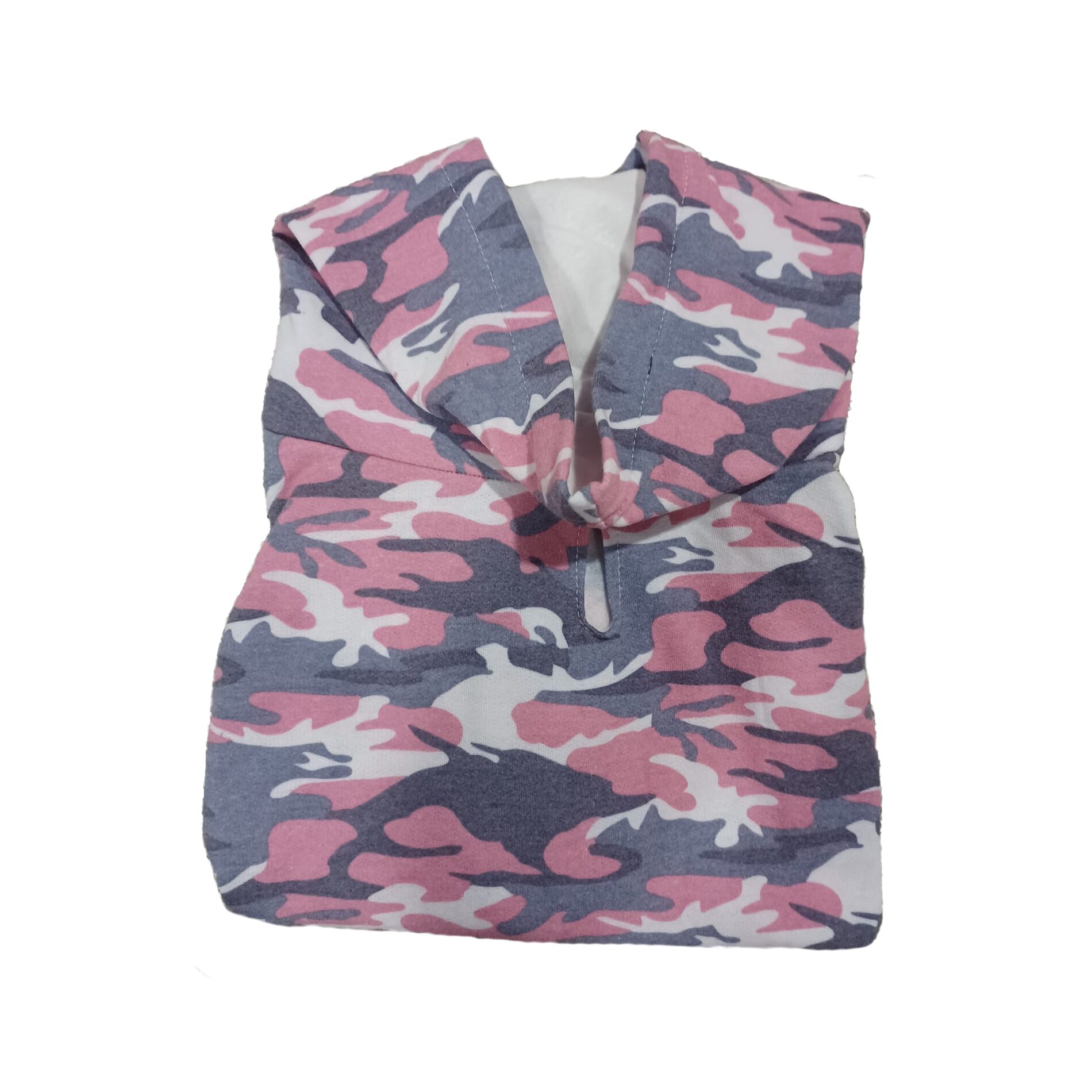 Yellow Hydrant Graphic Hoodie Camo Pink