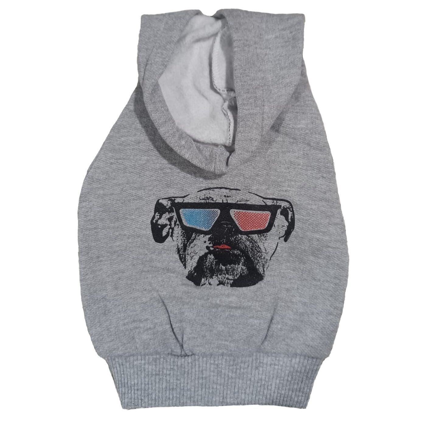 Yellow Hydrant Graphic Hoodie Bulldog Sunglasses
