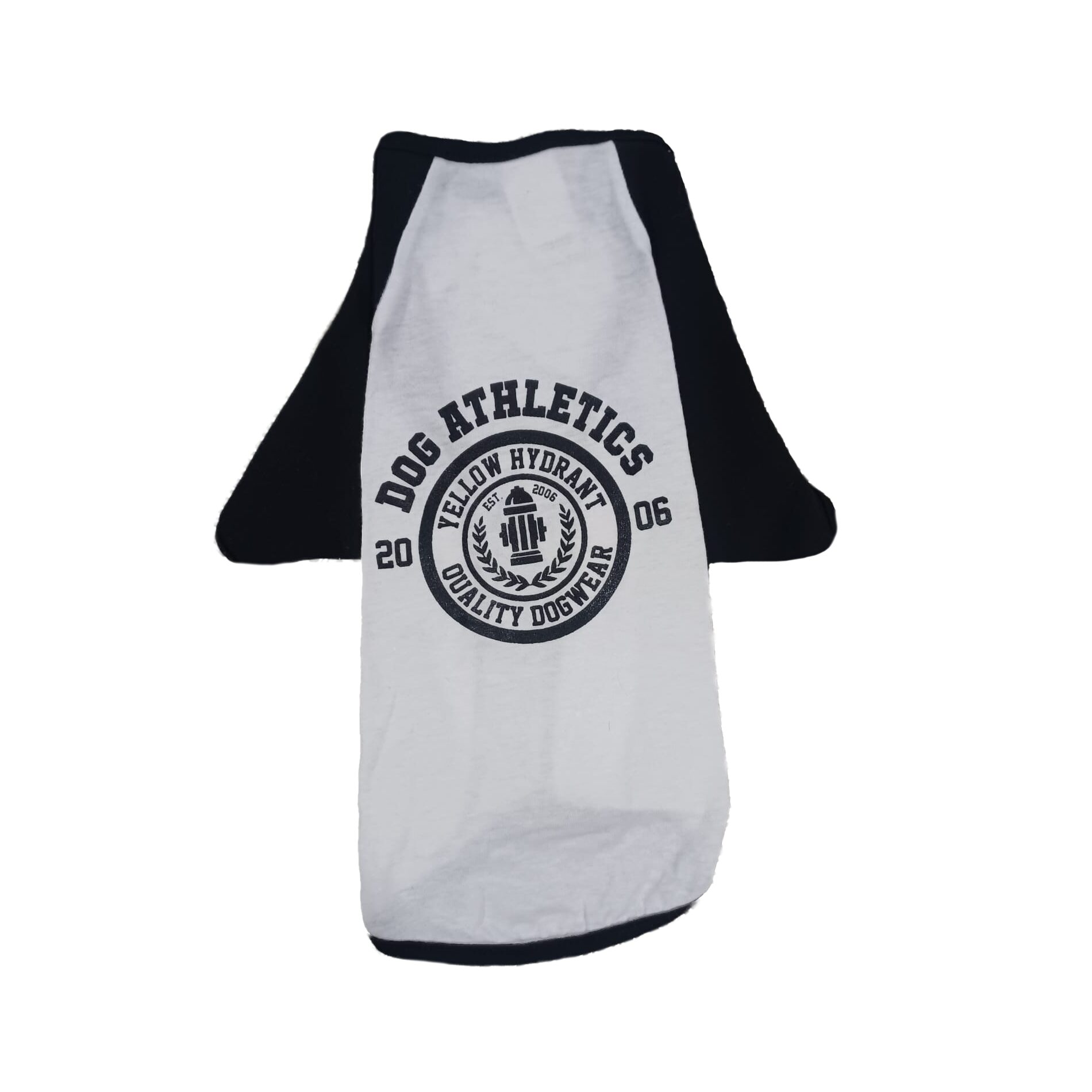 Yellow Hydrant T-Shirt Dog Athletics White