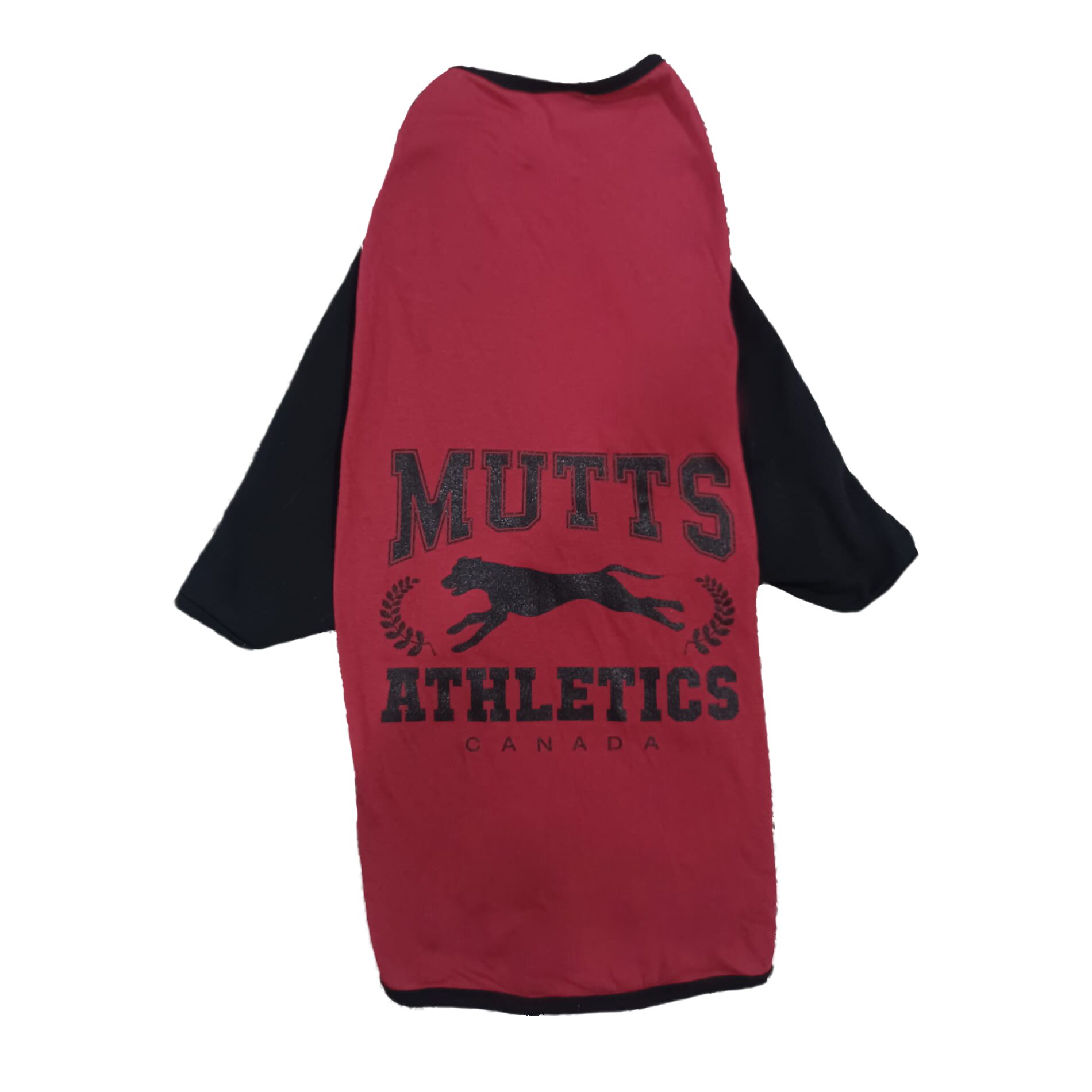 Yellow Hydrant T-Shirt Mutts Athletics Black & Red