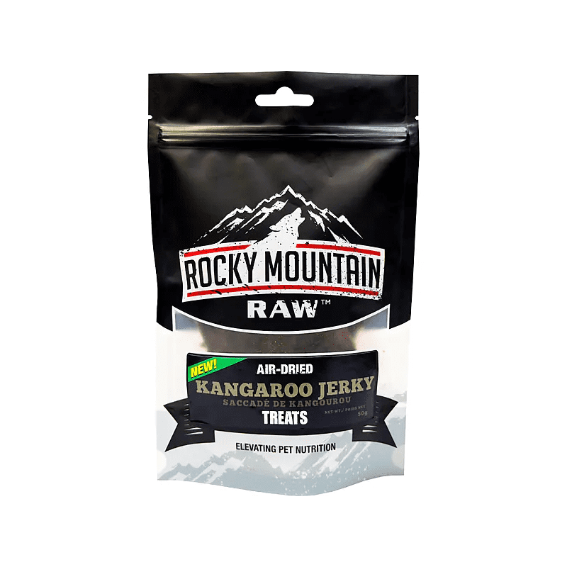 Rocky Mountain Raw Air Dried Kangaroo Jerky » Dogfather and Co. | Dog ...