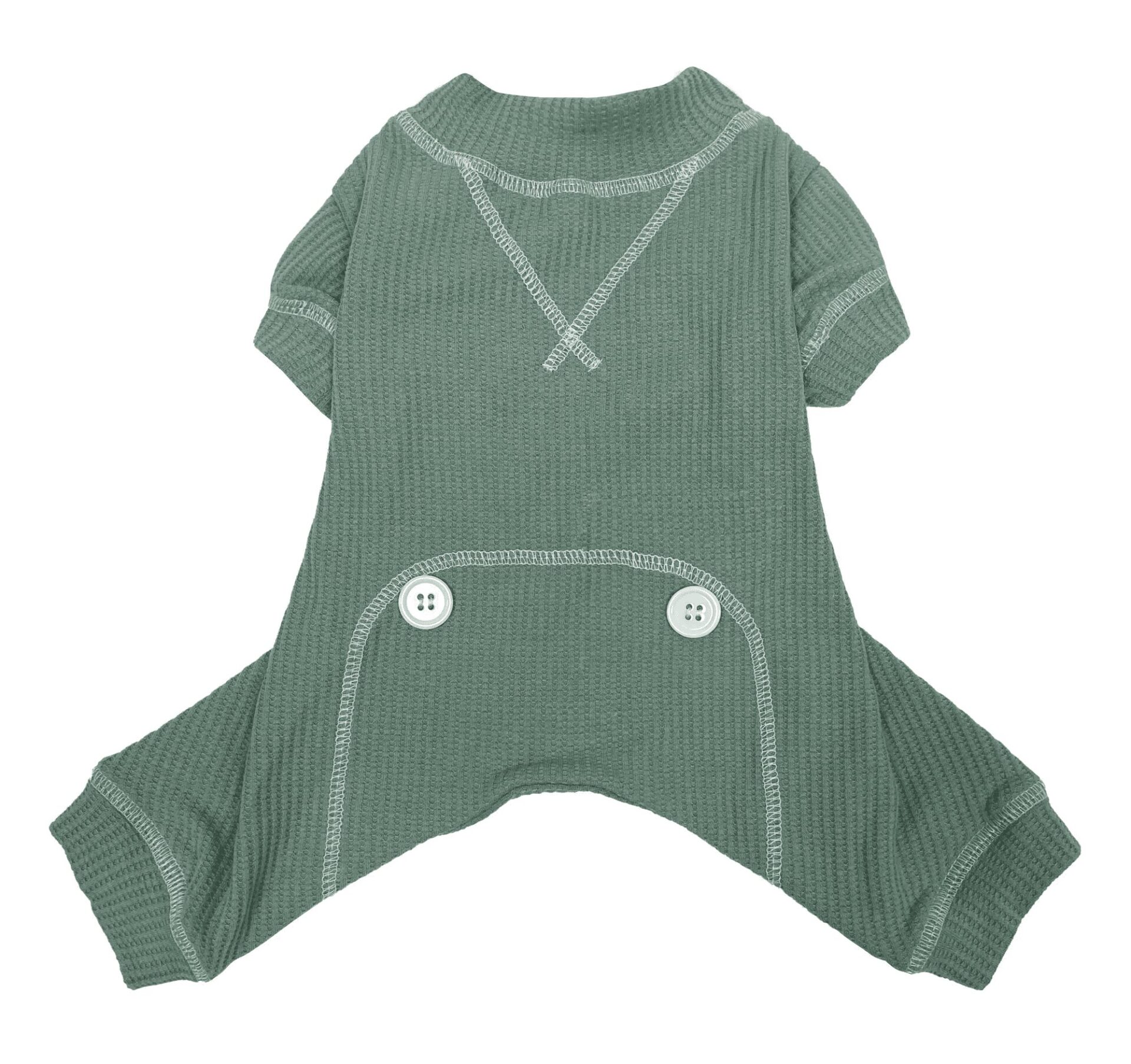 FouFou Dog Pjs Thermal Green