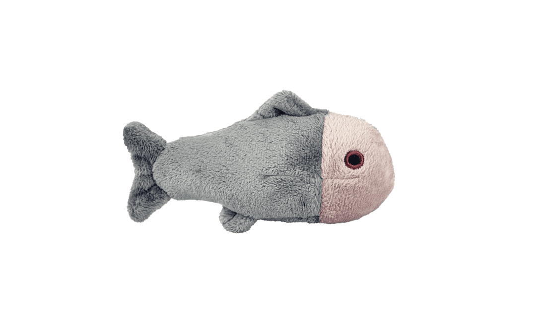 Fluff & Tuff Toy Guppy Fish Squeakerless