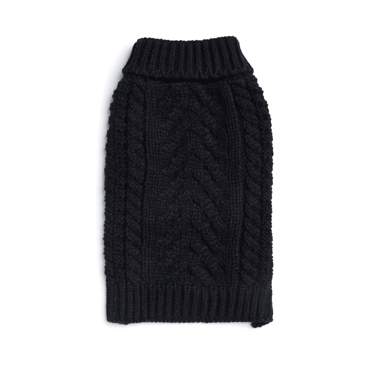 Fabdog Super Chunky Turtleneck Sweater Black