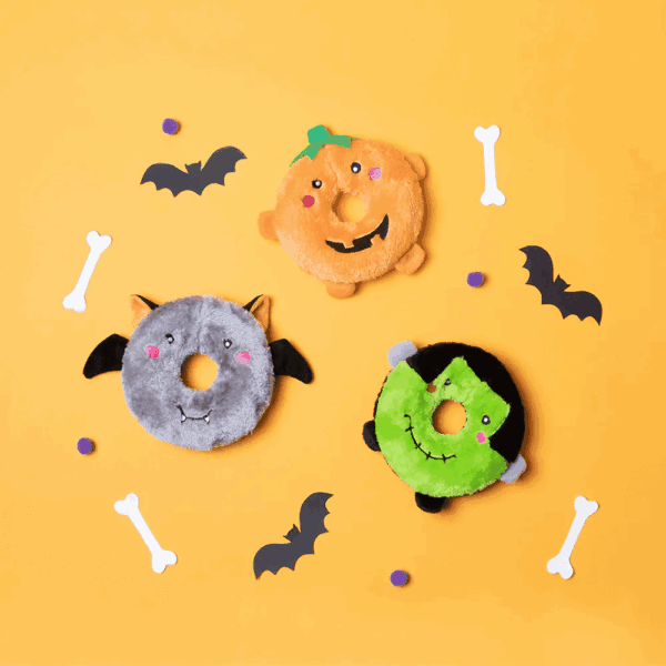 ZippyPaws Halloween Donutz Buddies Pumpkin - Image 2