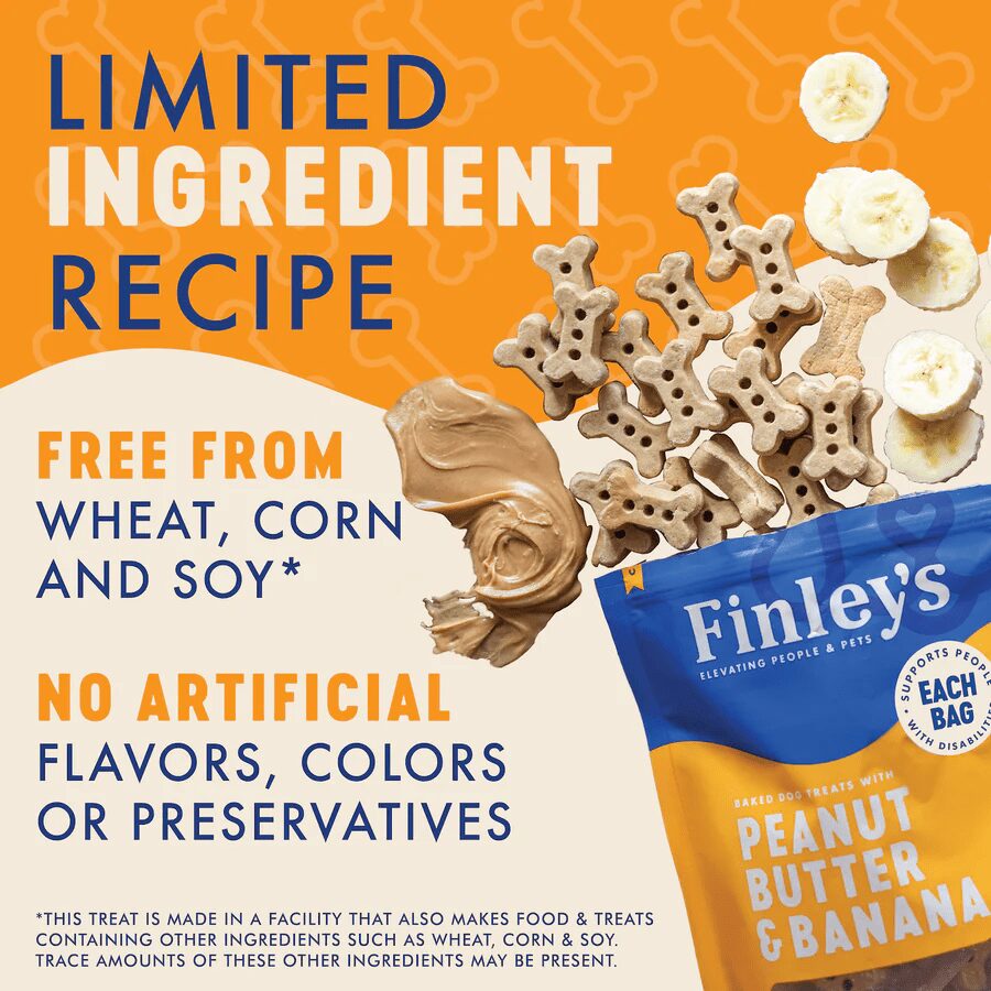 Finley's Peanut Butter and Banana Biscuits 12oz - Image 4