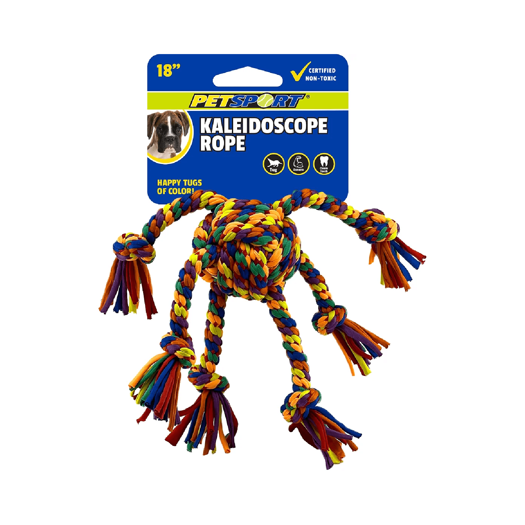 PetSport Kaleidoscope Rope Medium Pinata 18"