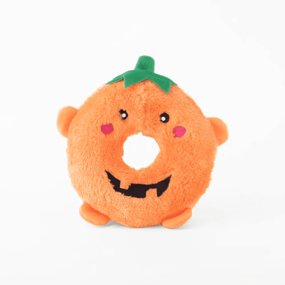 ZippyPaws Halloween Donutz Buddies Pumpkin