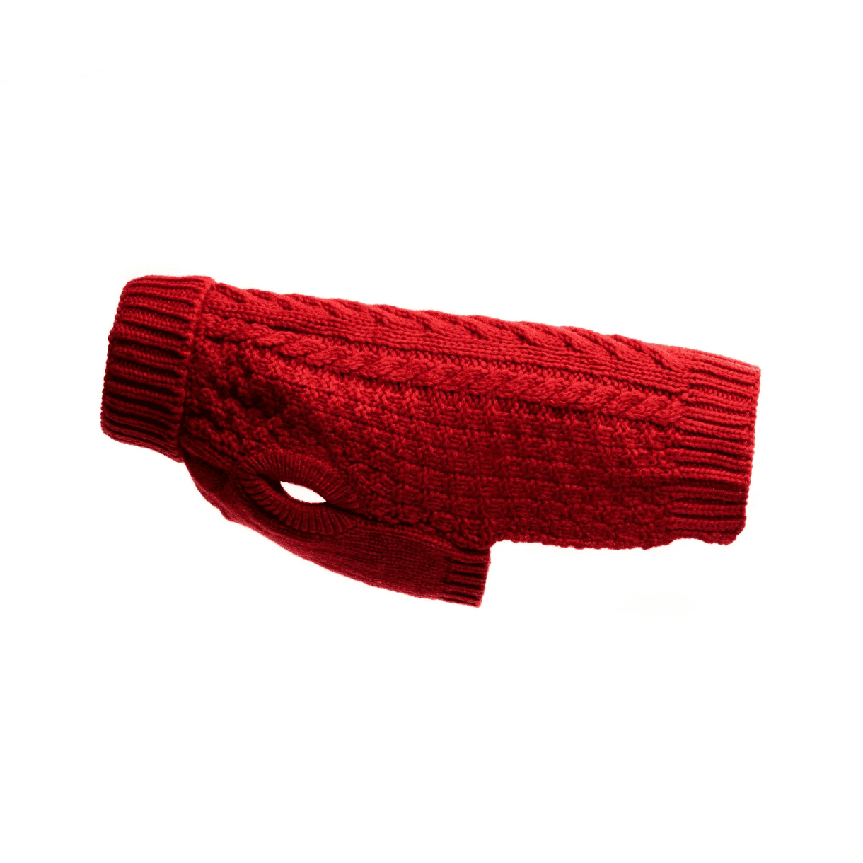 Fabdog Chunky Turtleneck Sweater Red - Image 3