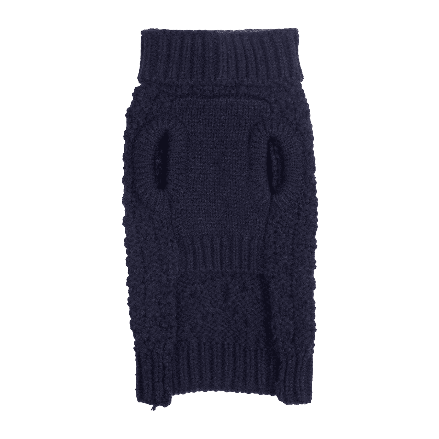 Fabdog Super Chunky Turtleneck Sweater Navy - Image 3