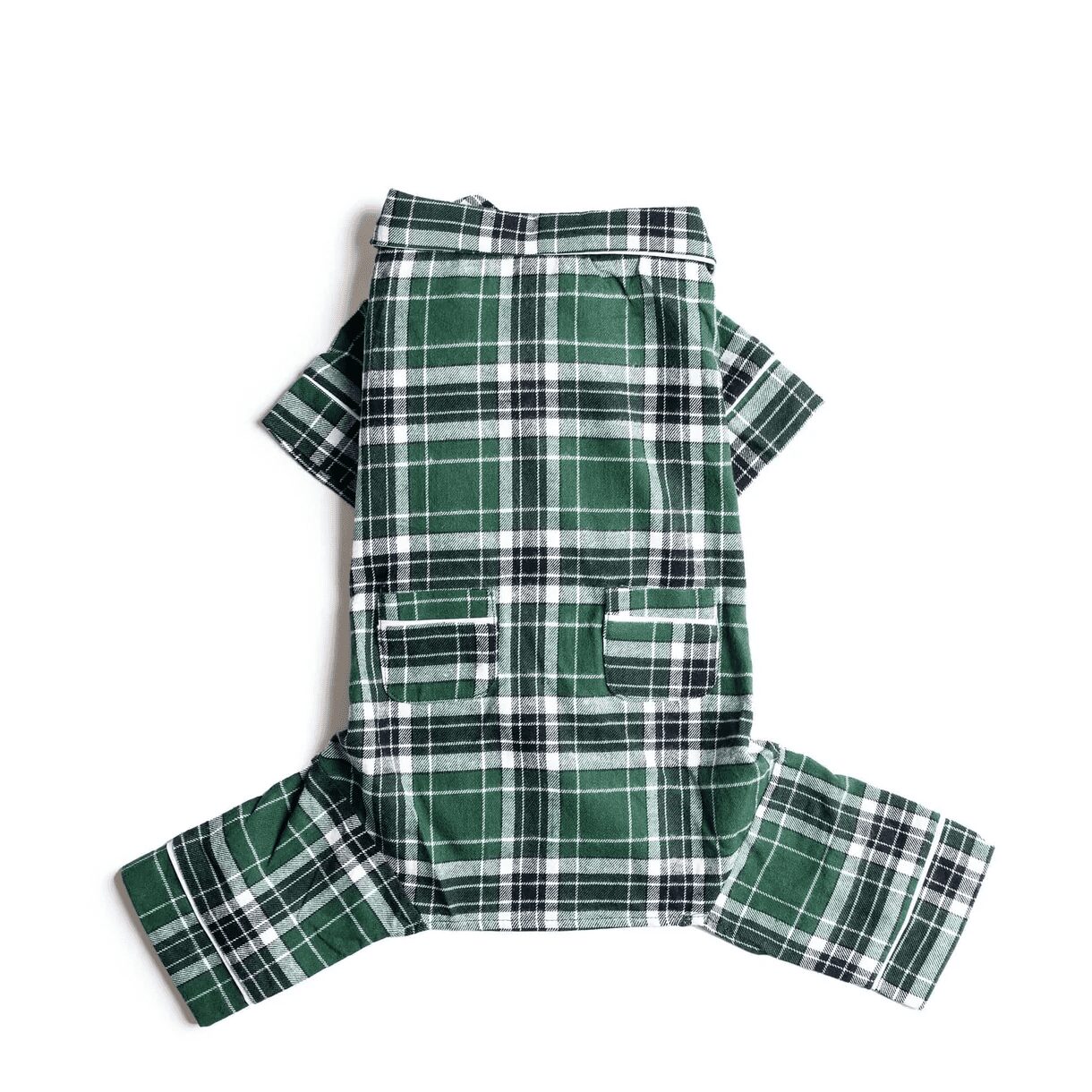 Fabdog Green Plaid Flannel Pajamas