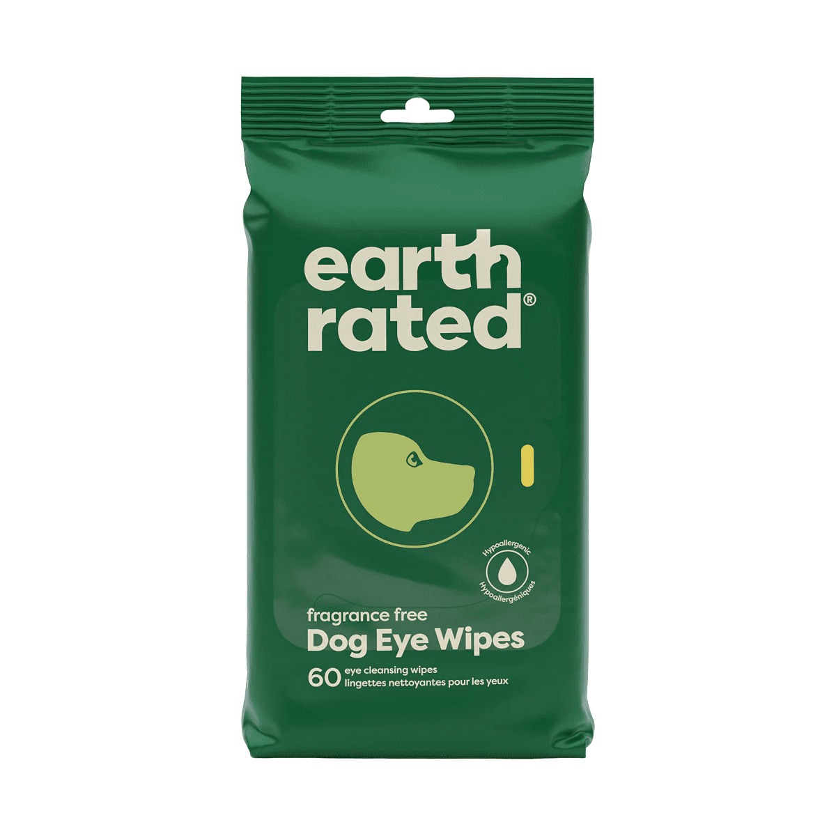 Earth Rated Eye Wipes 60pk
