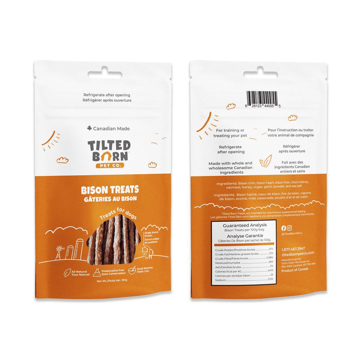 Tilted Barn Treats Canadian Bison 100 g - Image 2