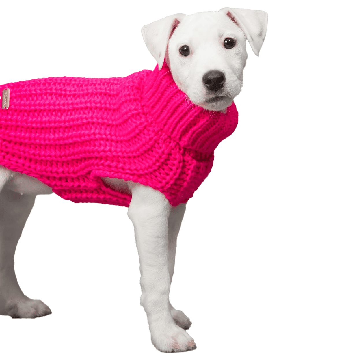 PAIKKA Knit Sweater Hot Pink
