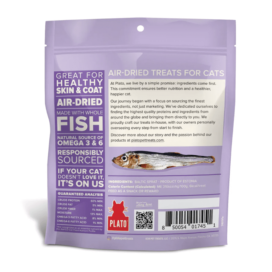 Plato Pet CAT Baltic Sprat Treats 1.5 oz - Image 3