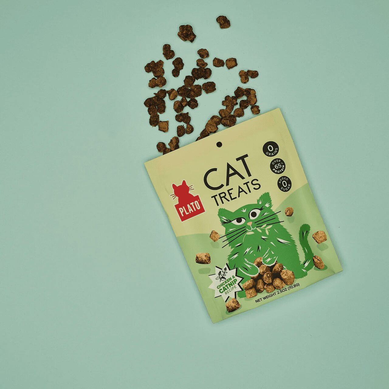 Plato Pet CAT Chicken & Catnip Treats 2.5 oz - Image 5