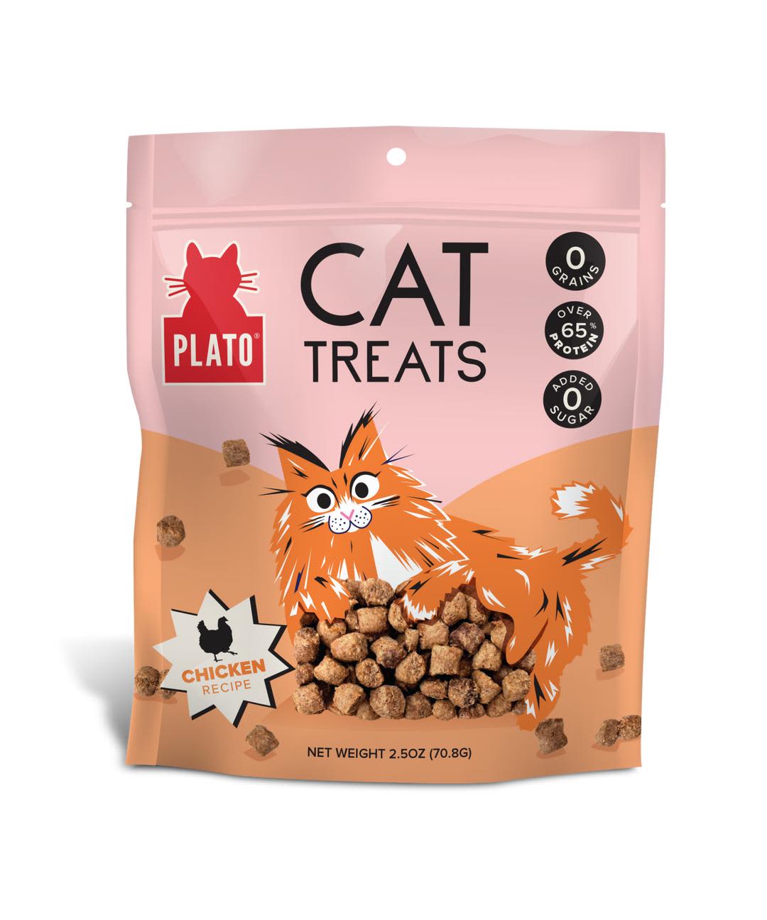 Plato Pet CAT Chicken Treats 2.5 oz