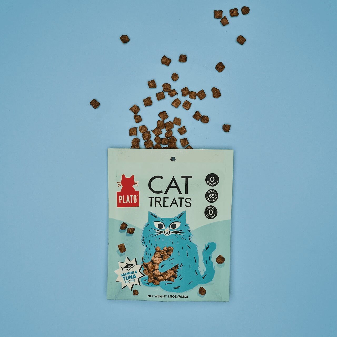 Plato Pet CAT Tuna & Salmon Treats 2.5 oz - Image 3