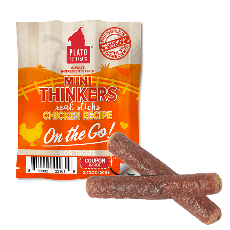 Plato Pet Treats On the Go! Mini Thinkers Chicken - Image 2
