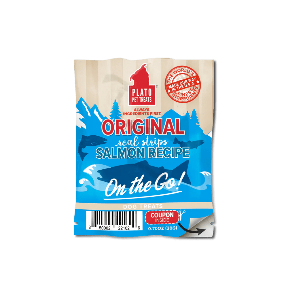 Plato Pet Treats On the Go! Salmon Strips