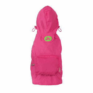 Fabdog Crab Raincoat Hot Pink