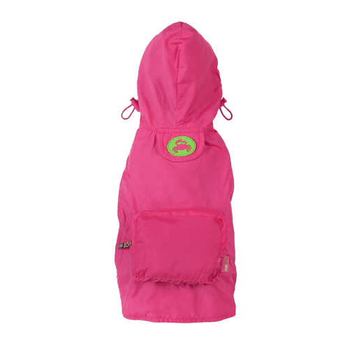 Fabdog Crab Raincoat Hot Pink