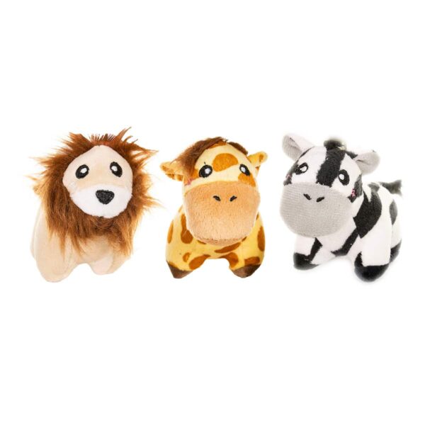 ZippyPaws Miniz Jungle Safari 3-Pack