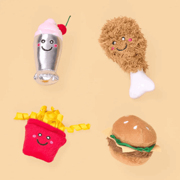 ZippyClaws NomNomz Fast Food 4-Pack - Image 7