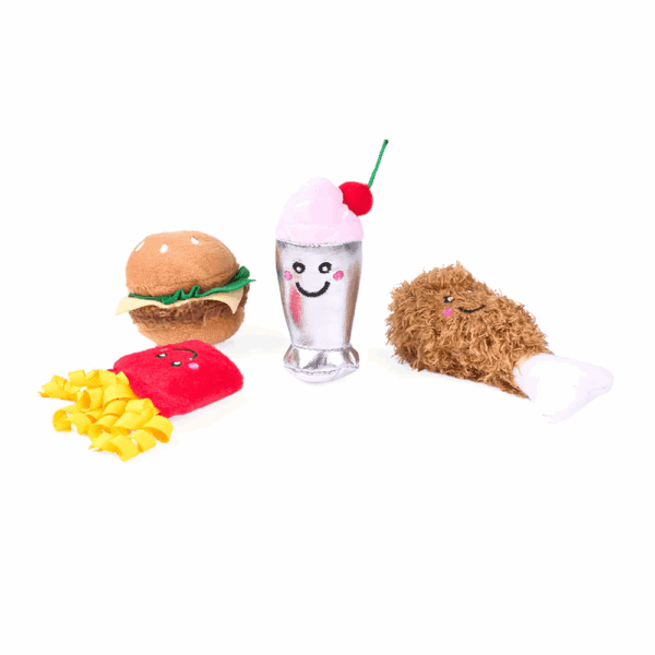 ZippyClaws NomNomz Fast Food 4-Pack - Image 5