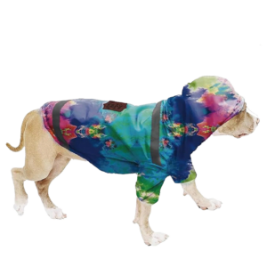 Show & Tail Reversible Rain Coat Rainbow