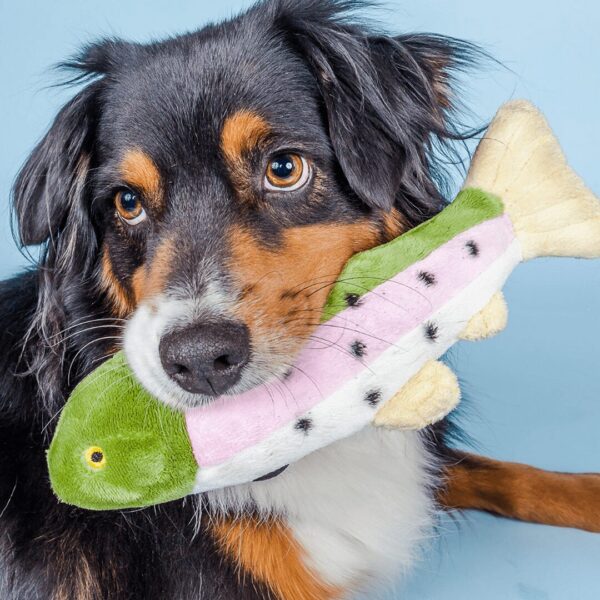 Fluff & Tuff Toy Burt Lake Trout - Image 4