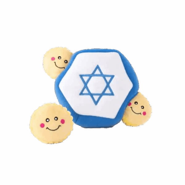 ZippyPaws Hanukkah Burrow Star of David