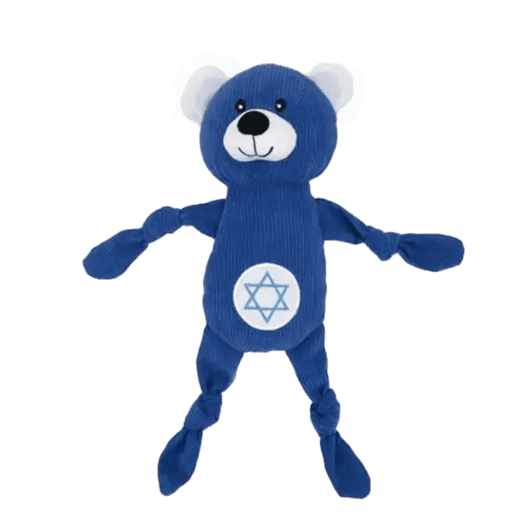 ZippyPaws Hanukkah Corduroy Cuddlerz Bear