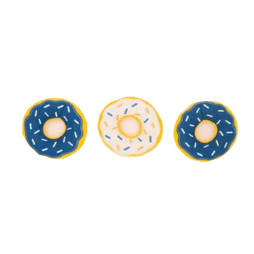 ZippyPaws Hanukkah Miniz 3-Pack Donutz
