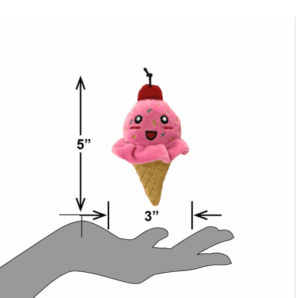 PetSport Tiny Tots Foodies Ice Cream Strawberry - Image 3