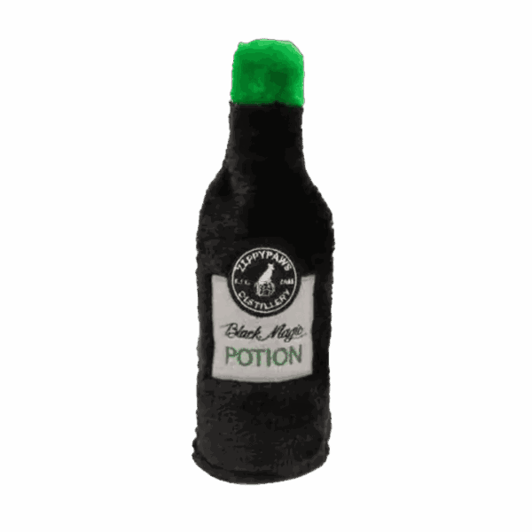 ZippyPaws Halloween Happy Hour Crusherz Black Magic Potion