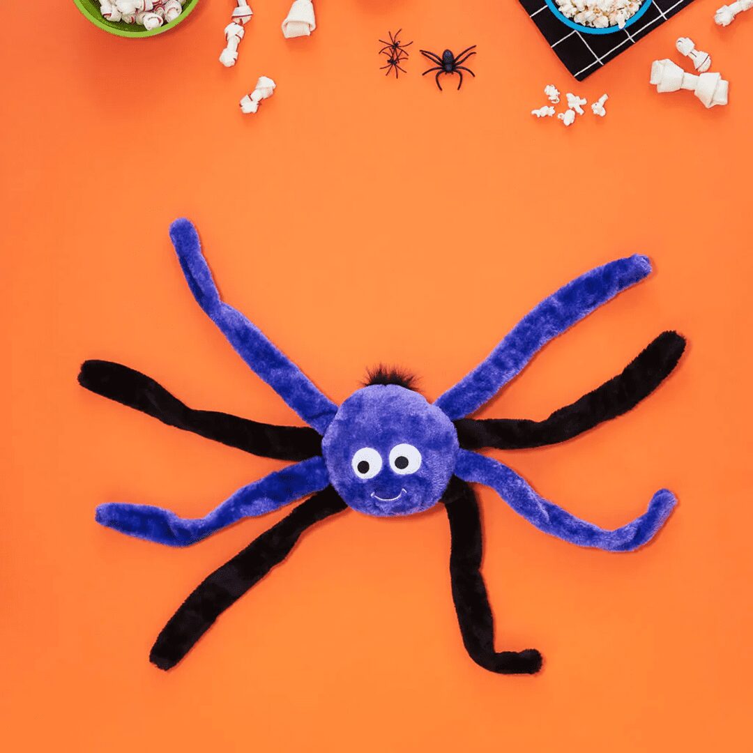 ZippyPaws Halloween Spiderz Small Purple - Image 2