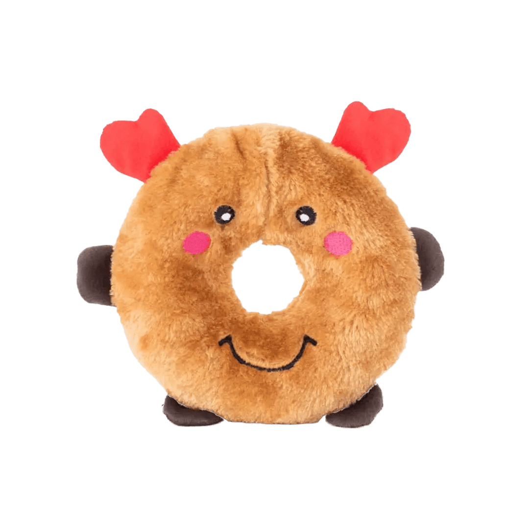 ZippyPaws Holiday Donutz Buddies Reindeer