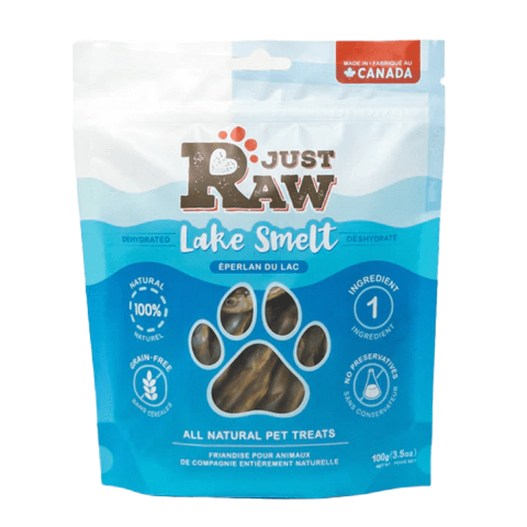 Just Raw Pet Food Lake Smelt » Dogfather and Dog Grooming