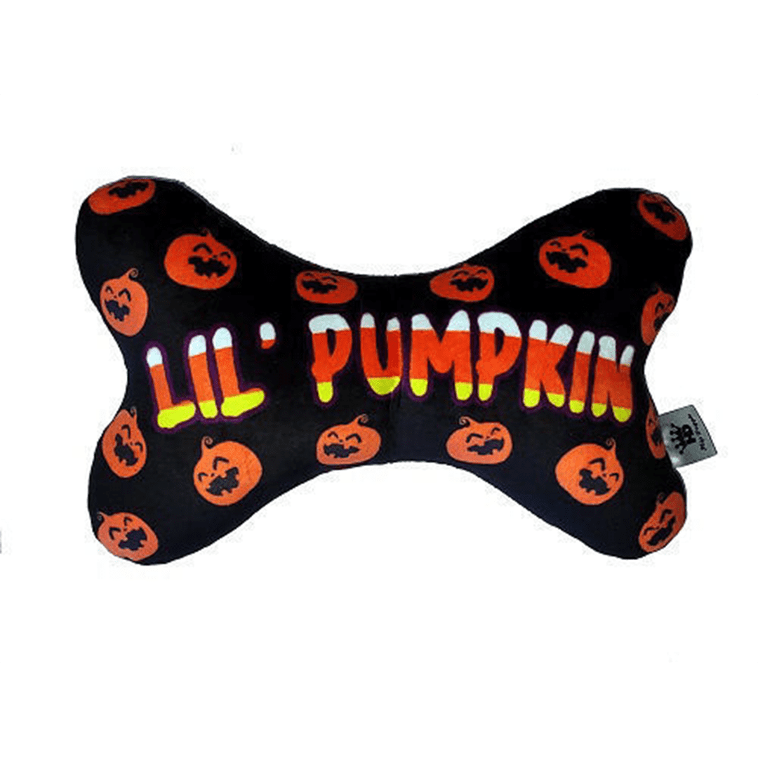 Hip Doggie Plush Bone Lil Pumpkin